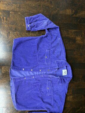 Purple Zara corduroy jacket